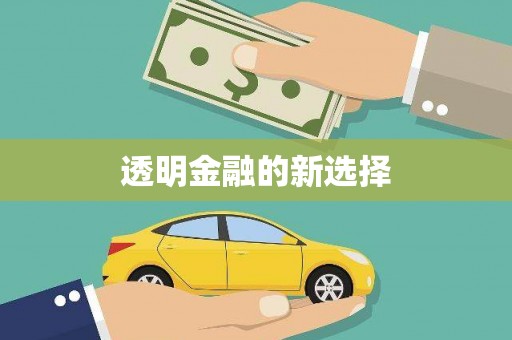 永川透明金融的新选择