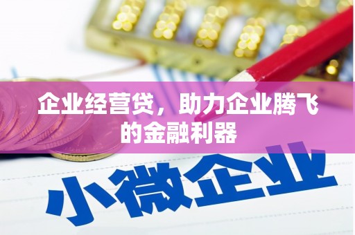 永川企业经营贷，助力企业腾飞的金融利器