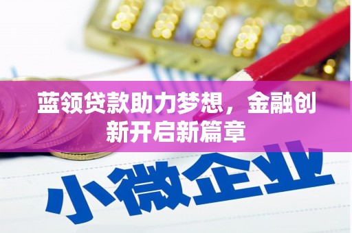 永川蓝领贷款助力梦想，金融创新开启新篇章