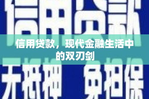 永川信用贷款，现代金融生活中的双刃剑