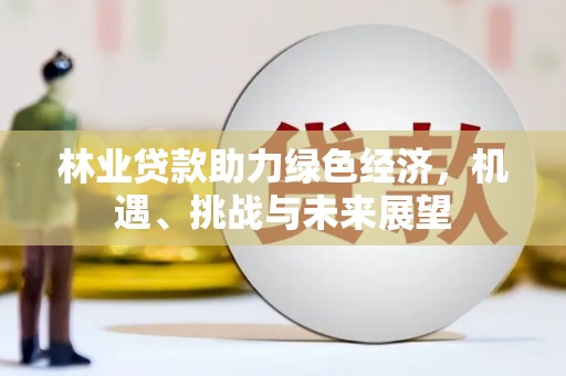 永川林业贷款助力绿色经济，机遇、挑战与未来展望