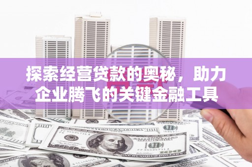 永川探索经营贷款的奥秘，助力企业腾飞的关键金融工具