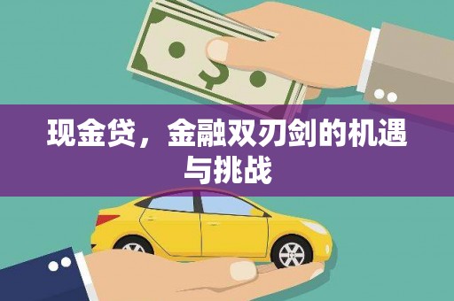 永川现金贷，金融双刃剑的机遇与挑战