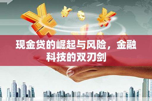 永川现金贷的崛起与风险，金融科技的双刃剑