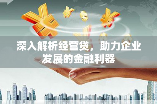 永川深入解析经营贷，助力企业发展的金融利器