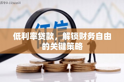 永川低利率贷款，解锁财务自由的关键策略