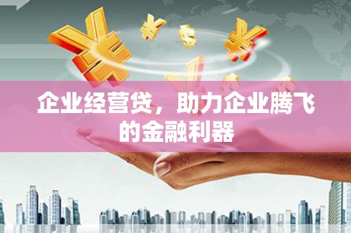 永川企业经营贷，助力企业腾飞的金融利器