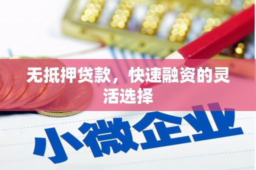 永川无抵押贷款，快速融资的灵活选择