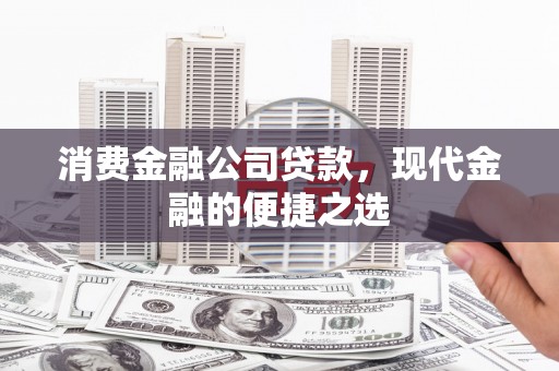 永川消费金融公司贷款，现代金融的便捷之选