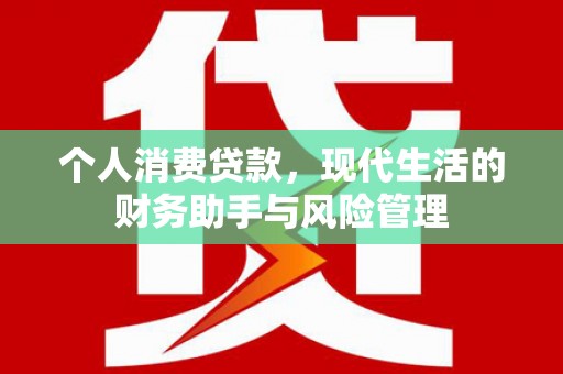 永川个人消费贷款，现代生活的财务助手与风险管理