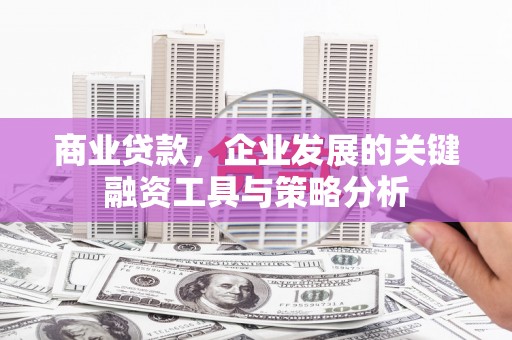 永川商业贷款，企业发展的关键融资工具与策略分析