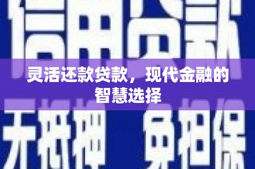 永川灵活还款贷款，现代金融的智慧选择