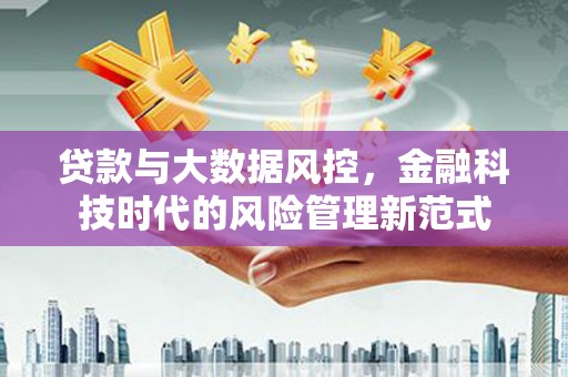永川贷款与大数据风控，金融科技时代的风险管理新范式