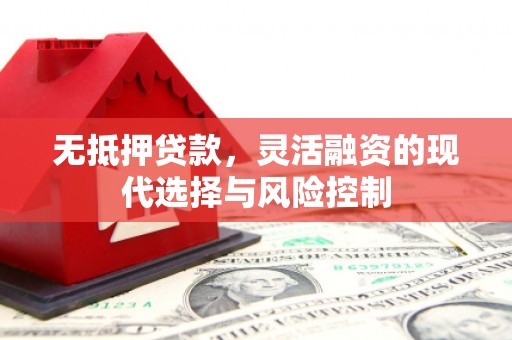 永川无抵押贷款，灵活融资的现代选择与风险控制