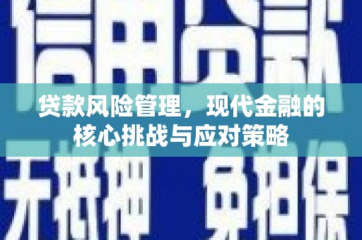 永川贷款风险管理，现代金融的核心挑战与应对策略
