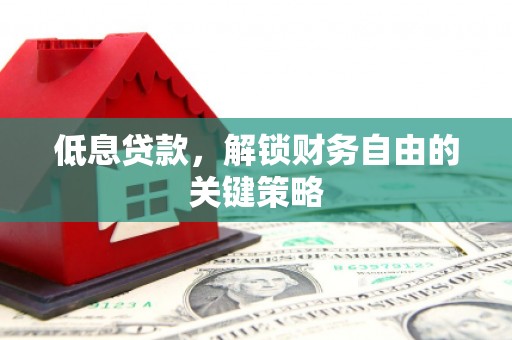 永川低息贷款，解锁财务自由的关键策略