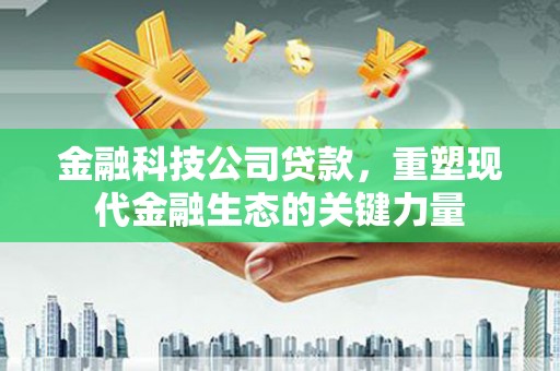 永川金融科技公司贷款，重塑现代金融生态的关键力量
