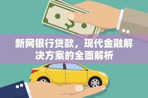 永川新网银行贷款，现代金融解决方案的全面解析