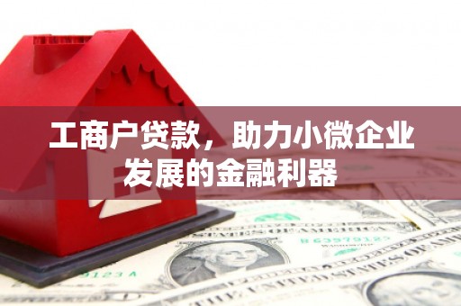 永川工商户贷款，助力小微企业发展的金融利器