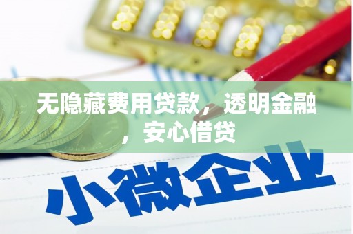 永川无隐藏费用贷款，透明金融，安心借贷