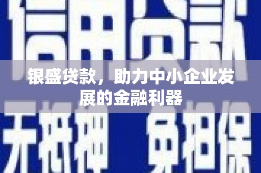 永川银盛贷款，助力中小企业发展的金融利器