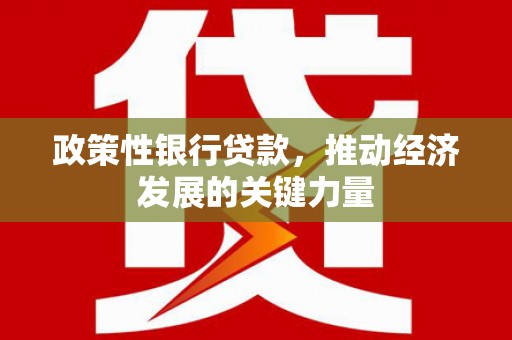 永川政策性银行贷款，推动经济发展的关键力量
