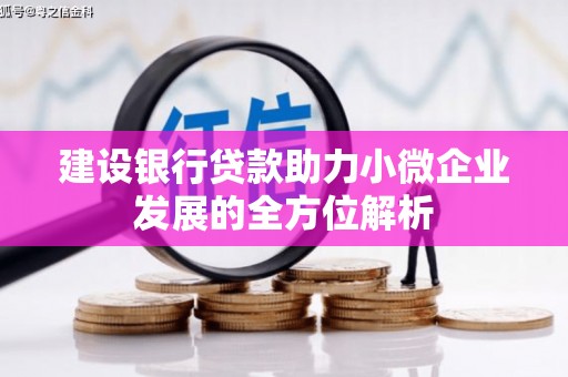 永川建设银行贷款助力小微企业发展的全方位解析