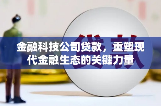 永川金融科技公司贷款，重塑现代金融生态的关键力量