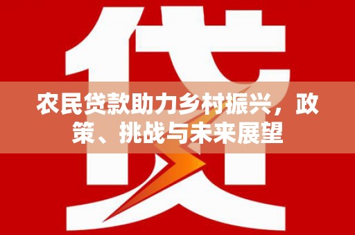 永川农民贷款助力乡村振兴，政策、挑战与未来展望