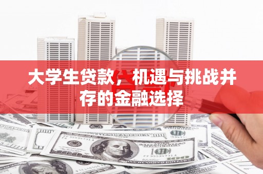 永川大学生贷款，机遇与挑战并存的金融选择