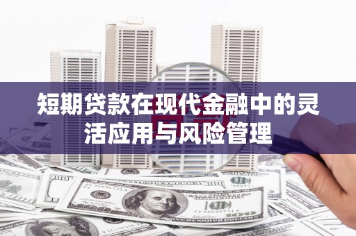 永川短期贷款在现代金融中的灵活应用与风险管理