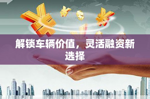 永川解锁车辆价值，灵活融资新选择