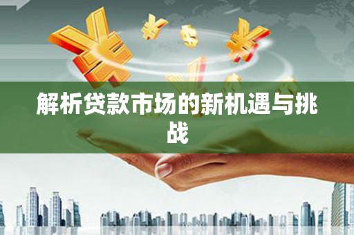 永川解析贷款市场的新机遇与挑战